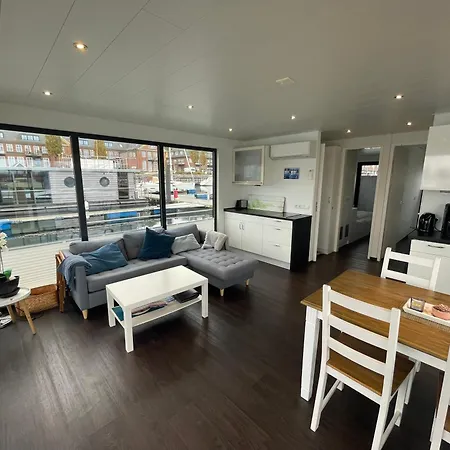 Hausboot Sonnenwelle Mit Dachterrasse فلنسبورغ